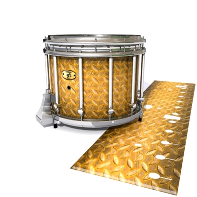 Yamaha 9300/9400 Field Corps Snare Drum Slip - Gold Metal Plating (Themed)