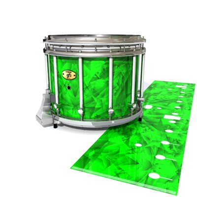 Yamaha 9300/9400 Field Corps Snare Drum Slip - Green Cosmic Glass (Green)