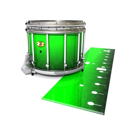 Yamaha 9300/9400 Field Corps Snare Drum Slip - Green Grain Fade (Green)
