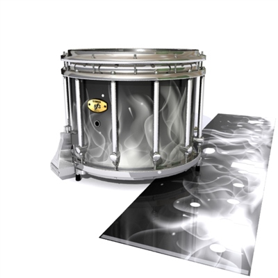 Yamaha 9300/9400 Field Corps Snare Drum Slip - Grey Flames (Themed)
