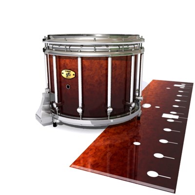 Yamaha 9300/9400 Field Corps Snare Drum Slip - Hot Lava (Orange)