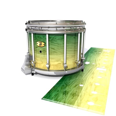 Yamaha 9300/9400 Field Corps Snare Drum Slip - Jungle Stain Fade (Green)