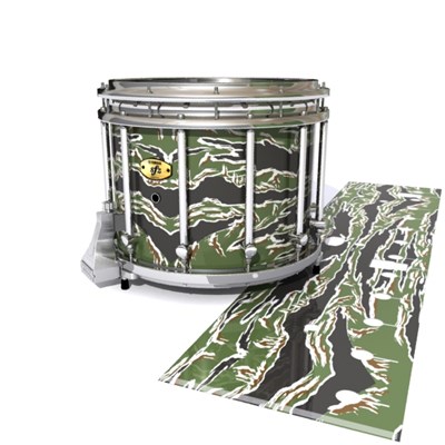 Yamaha 9300/9400 Field Corps Snare Drum Slip - Liberator Tiger Camouflage (Green)