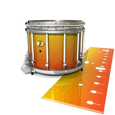 Yamaha 9300/9400 Field Corps Snare Drum Slip - Madagascar Sunset (Yellow) (Orange)
