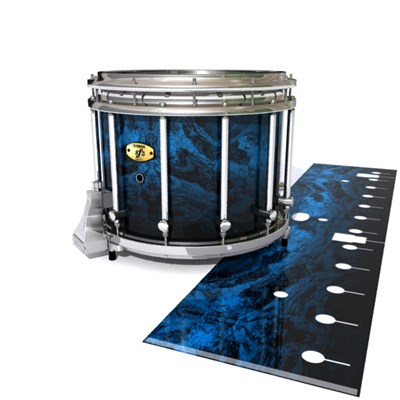 Yamaha 9300/9400 Field Corps Snare Drum Slip - Ocean GEO Marble Fade (Blue)