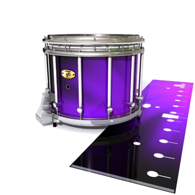 Yamaha 9300/9400 Field Corps Snare Drum Slip - Purple Light Rays (Themed)
