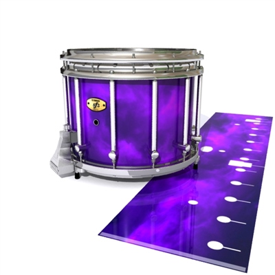 Yamaha 9300/9400 Field Corps Snare Drum Slip - Purple Smokey Clouds (Themed)
