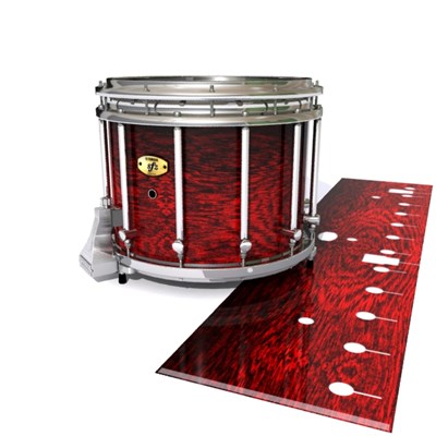 Yamaha 9300/9400 Field Corps Snare Drum Slip - Rosy Red Rosewood (Red)