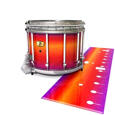 Yamaha 9300/9400 Field Corps Snare Drum Slip - Supernova (Red) (Purple)