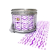 Yamaha 9300/9400 Field Corps Snare Drum Slip - Wave Brush Strokes Purple and White (Purple)