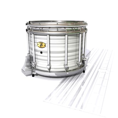 Yamaha 9300/9400 Field Corps Snare Drum Slip - White Horizon Stripes (Neutral)