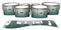 Yamaha 8200 Field Corps Tenor Drum Slips - Alpine Fade (Green)