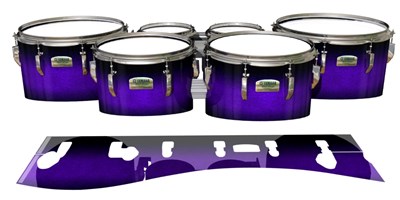 Yamaha 8200 Field Corps Tenor Drum Slips - Amethyst Haze (Purple)