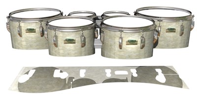 Yamaha 8200 Field Corps Tenor Drum Slips - Antique Atlantic Pearl (Neutral)