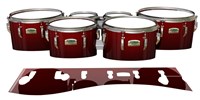 Yamaha 8200 Field Corps Tenor Drum Slips - Apple Maple Fade (Red)