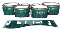 Yamaha 8200 Field Corps Tenor Drum Slips - Aquamarine Blue Pearl (Aqua)