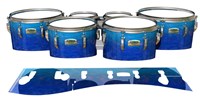 Yamaha 8200 Field Corps Tenor Drum Slips - Aquatic Blue Fade (Blue)