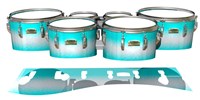 Yamaha 8200 Field Corps Tenor Drum Slips - Aqua Wake (Aqua)