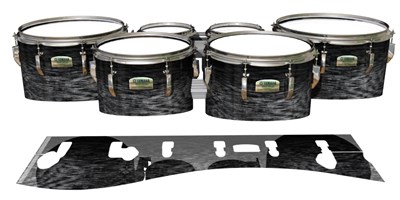 Yamaha 8200 Field Corps Tenor Drum Slips - Ashy Grey Rosewood (Neutral)