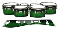 Yamaha 8200 Field Corps Tenor Drum Slips - Asparagus Stain Fade (Green)