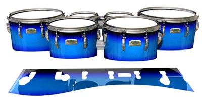 Yamaha 8200 Field Corps Tenor Drum Slips - Bluez (Blue)