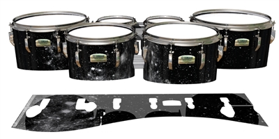 Yamaha 8200 Field Corps Tenor Drum Slips - BW Galaxy (Themed)