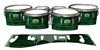 Yamaha 8200 Field Corps Tenor Drum Slips - Chaos Brush Strokes Green and Black (Green)