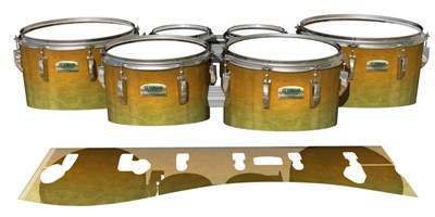 Yamaha 8200 Field Corps Tenor Drum Slips - Desert Heat (Yellow)