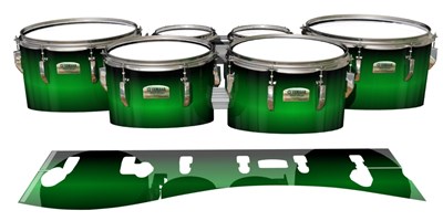 Yamaha 8200 Field Corps Tenor Drum Slips - Green Machine (Green)