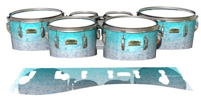 Yamaha 8200 Field Corps Tenor Drum Slips - Icebreaker (Blue)