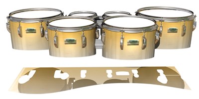 Yamaha 8200 Field Corps Tenor Drum Slips - Light Grain Fade (Neutral)