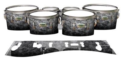 Yamaha 8200 Field Corps Tenor Drum Slips - Mercury Grey Shadow (Neutral)