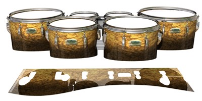 Yamaha 8200 Field Corps Tenor Drum Slips - Mojave Burl (Neutral)