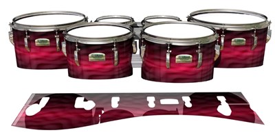 Yamaha 8200 Field Corps Tenor Drum Slips - Molten Pink (Pink)