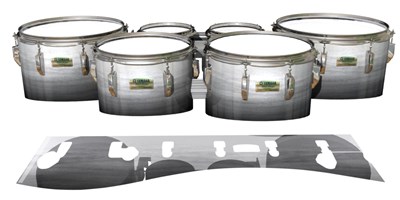 Yamaha 8200 Field Corps Tenor Drum Slips - Mountain Fog Stain (Neutral)