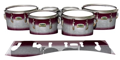 Yamaha 8200 Field Corps Tenor Drum Slips - Pebble Maroon (Red)