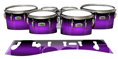 Yamaha 8200 Field Corps Tenor Drum Slips - Plasma Stain Fade (Purple)