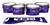 Yamaha 8200 Field Corps Tenor Drum Slips - Purple Smokey Clouds (Themed)