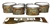 Yamaha 8200 Field Corps Tenor Drum Slips - Rusted Metal (Themed)