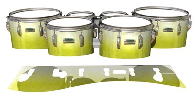 Yamaha 8200 Field Corps Tenor Drum Slips - Salty Lemon (Yellow)