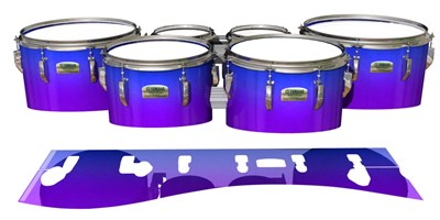 Yamaha 8200 Field Corps Tenor Drum Slips - Ultra Marine (Blue) (Purple)