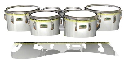 Yamaha 8200 Field Corps Tenor Drum Slips - White Dynamite (Neutral)