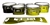 Yamaha 8200 Field Corps Tenor Drum Slips - Yellow Light Rays (Themed)