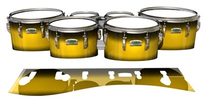 Yamaha 8200 Field Corps Tenor Drum Slips - Yellow Sting (Yellow)