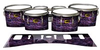 Yamaha 8300 Field Corps Tenor Drum Slips - Alien Purple Grain (Purple)