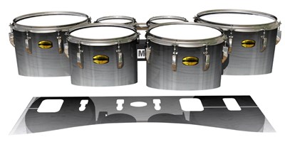 Yamaha 8300 Field Corps Tenor Drum Slips - Arctic Night Fade (Neutral)