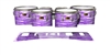 Yamaha 8300 Field Corps Tenor Drum Slips - Chaos Brush Strokes Purple and White (Purple)