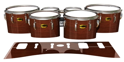 Yamaha 8300 Field Corps Tenor Drum Slips - French Mahogany (Neutral)