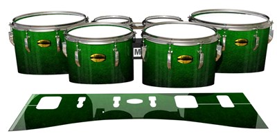 Yamaha 8300 Field Corps Tenor Drum Slips - Gametime Green (Green)