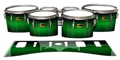 Yamaha 8300 Field Corps Tenor Drum Slips - Green Machine (Green)